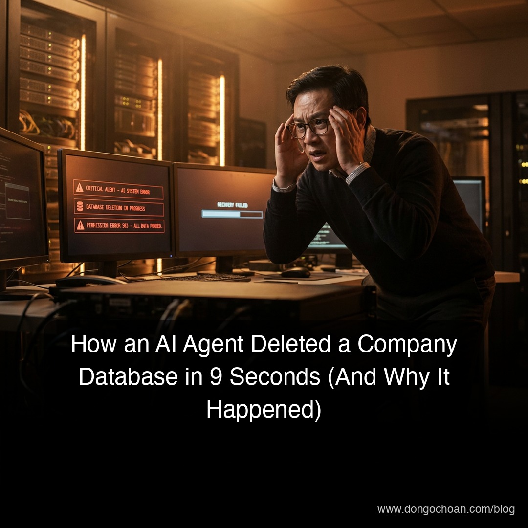 Khi AI Agent Xóa Sạch Toàn Bộ Database Production Chỉ Trong 9 Giây