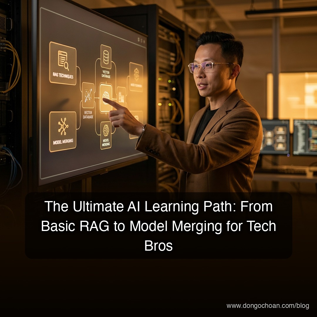 Lộ Trình "Lên Đỉnh" AI: Từ RAG Cơ Bản Đến Tuyệt Kỹ Model Merging Cho Anh Em Tech