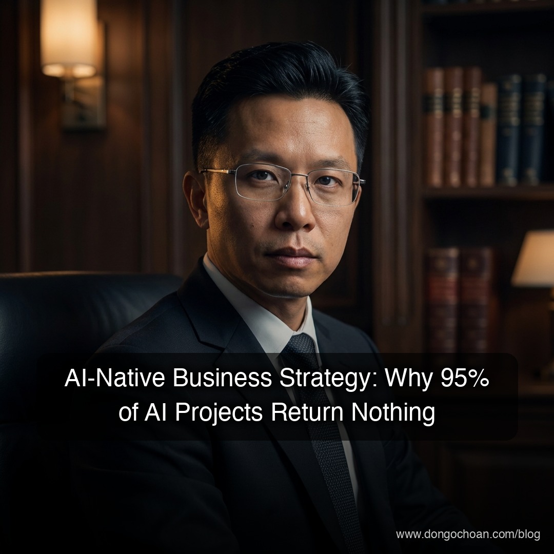 Chiến lược AI-native cho doanh nghiệp: Vì sao 95% dự án AI không mang lại đồng nào