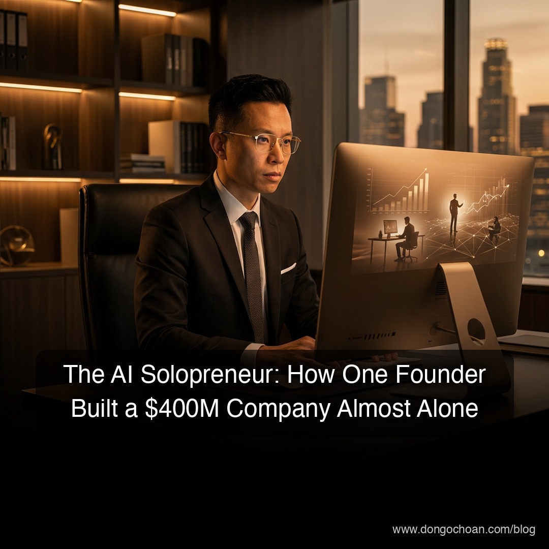 Solopreneur AI: Cách Một Founder Xây Công Ty $400 Triệu Chỉ Với Một Mình