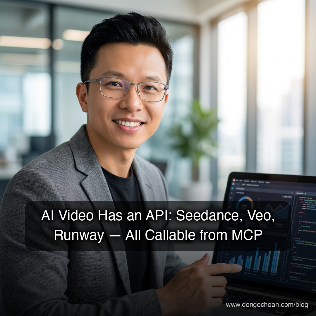 AI Video đều đã có API: Seedance, Veo, Runway — Gọi thẳng từ MCP