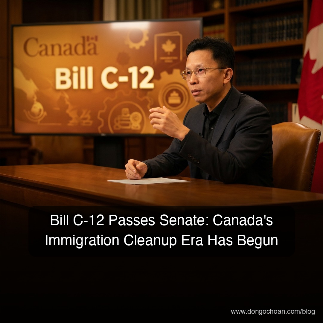 Dự luật C-12 vượt qua Thượng viện: Hệ thống nhập cư Canada bước vào kỷ nguyên thanh lọc