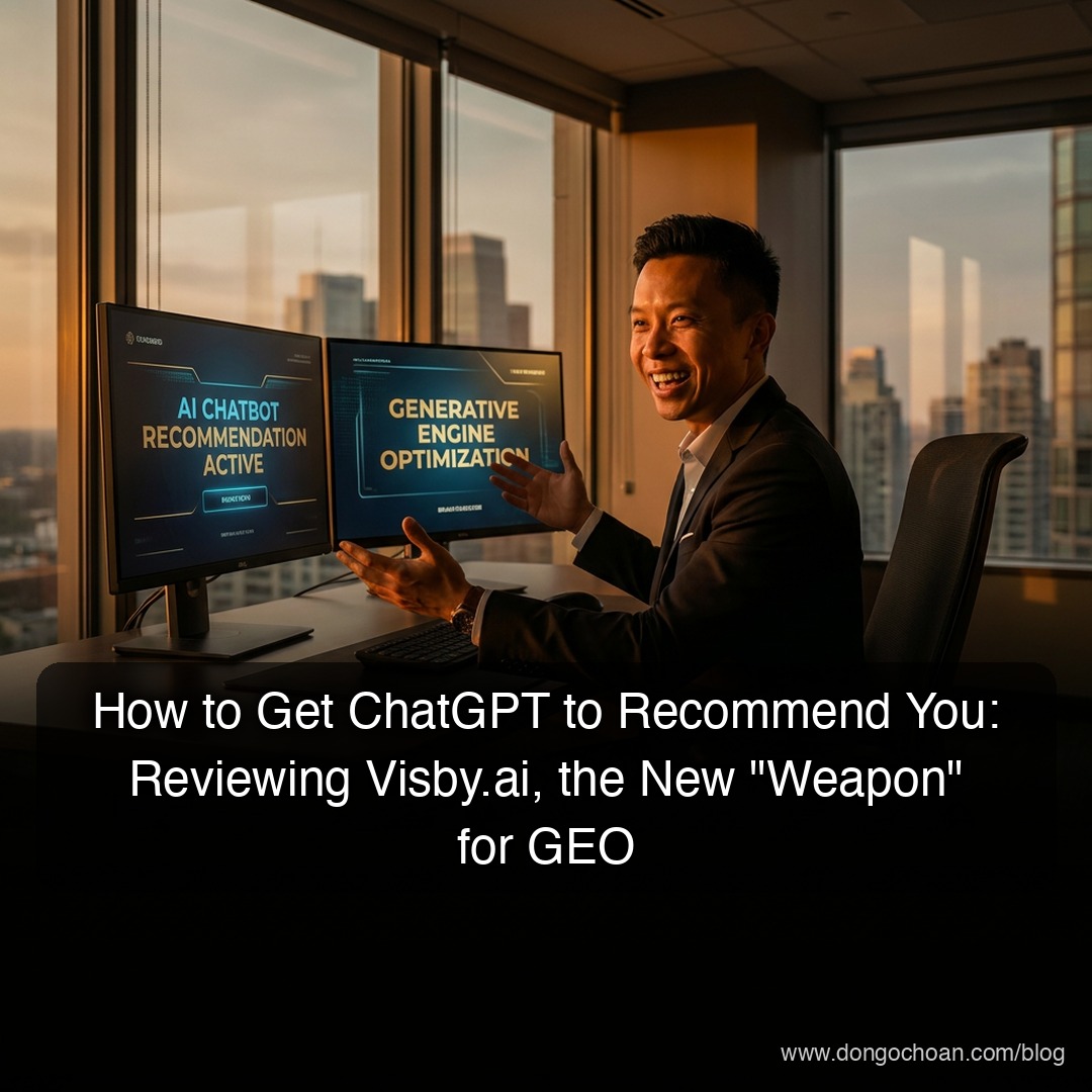 Làm Sao Để ChatGPT Nhắc Tên Bạn? Review Visby.ai - "Vũ Khí" Mới Cho Dân GEO