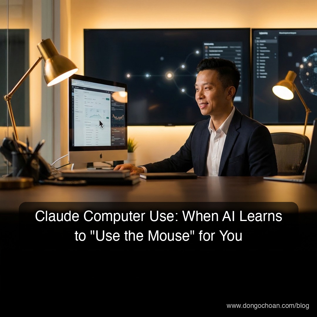 Claude Computer Use: Khi AI không chỉ "nói phét" mà còn biết "cầm chuột" làm việc hộ anh em