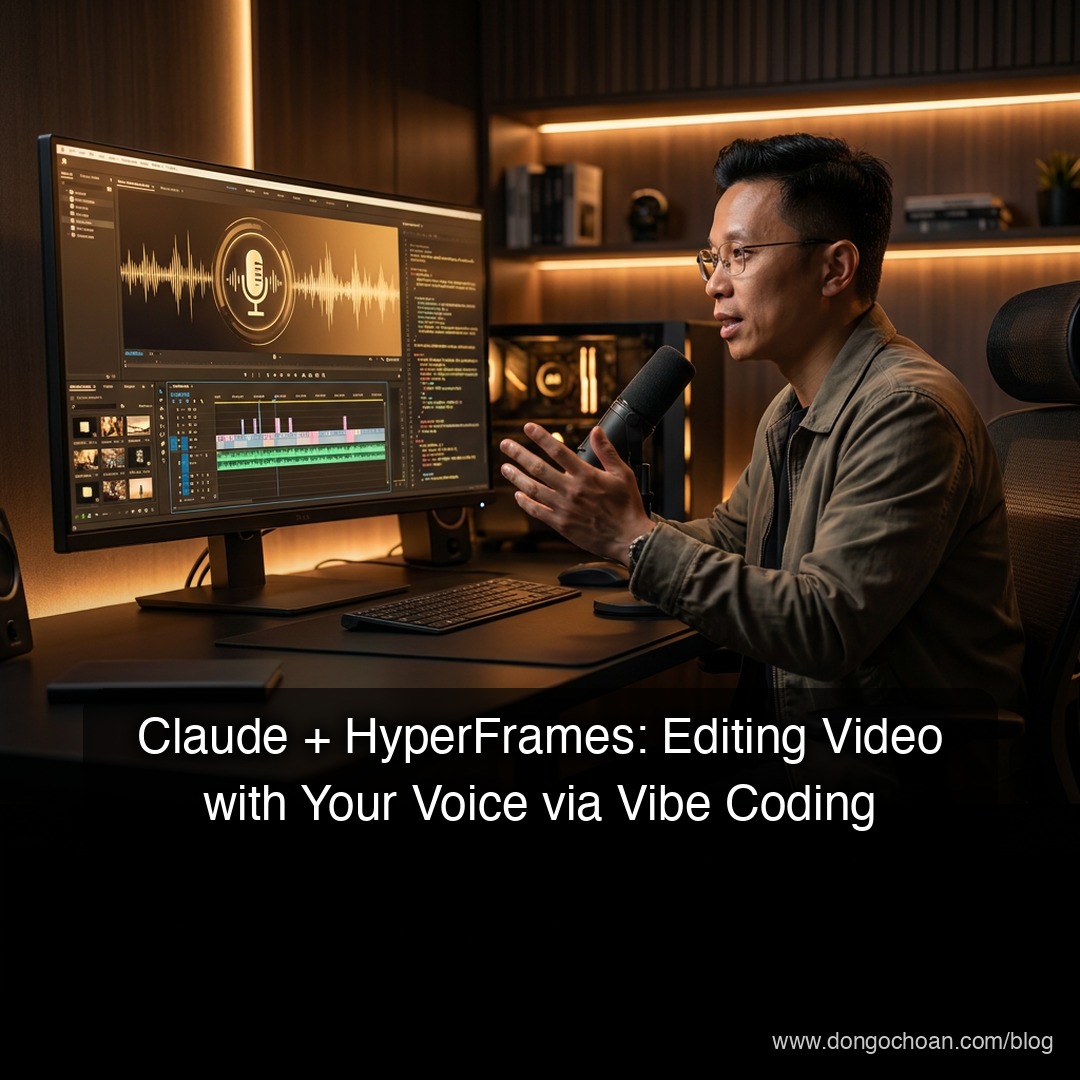 Edit Video Bằng... "Mồm": Khi Claude Trở Thành Đạo Diễn Hình Ảnh Riêng Của Bạn