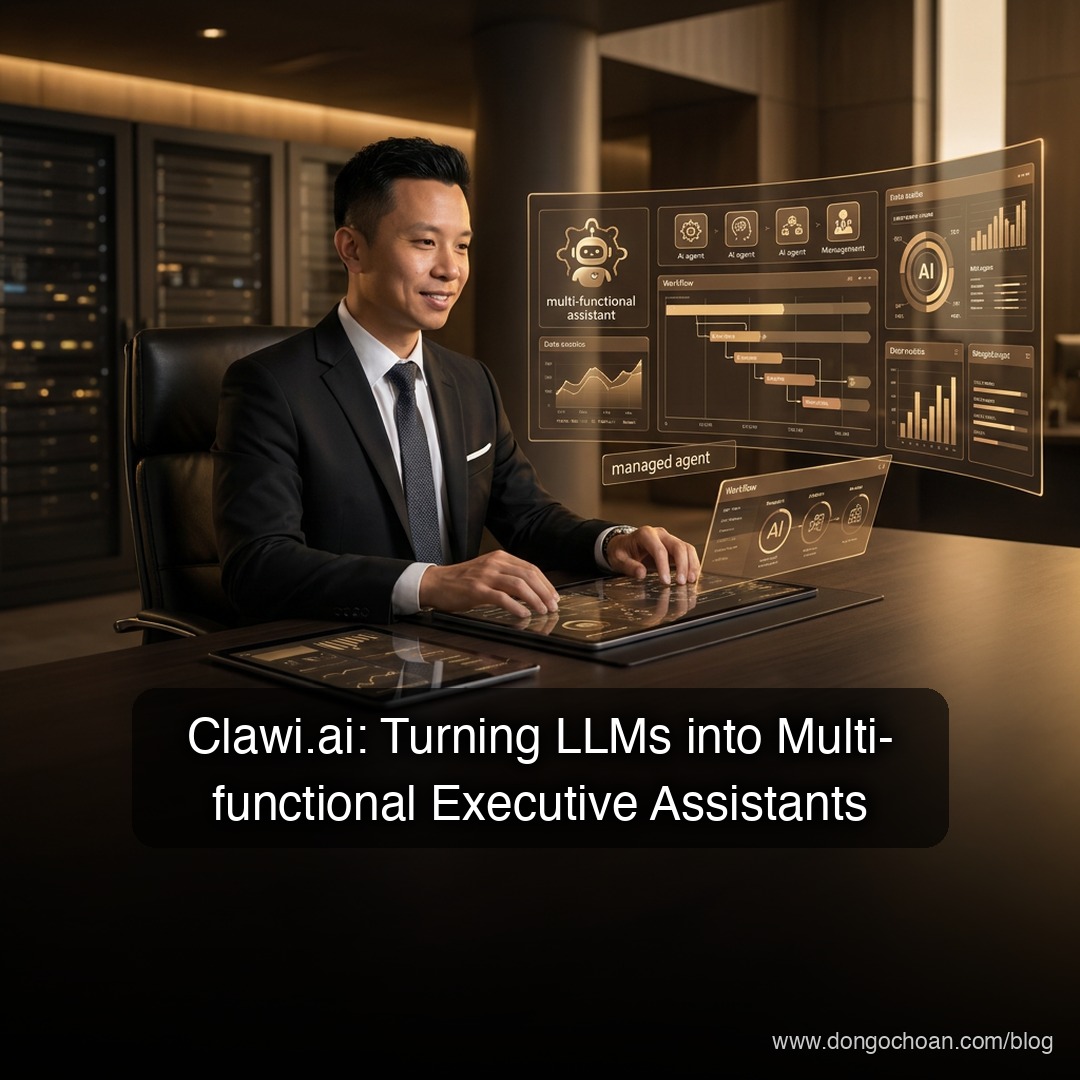 Clawi.ai: Biến LLM thành Trợ lý Điều hành Đa năng