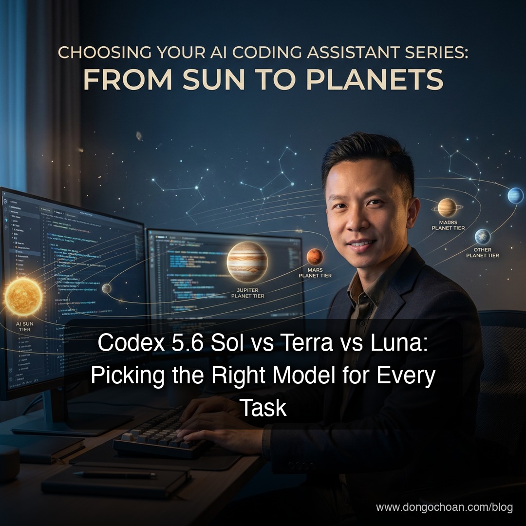 Codex 5.6 Sol vs Terra vs Luna: Chọn Đúng Model Cho Từng Tác Vụ