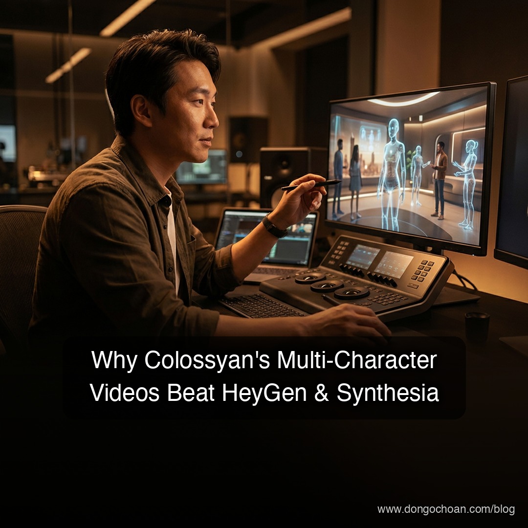 Tại Sao Video Đa Nhân Vật Của Colossyan Thắng Thế So Với HeyGen & Synthesia