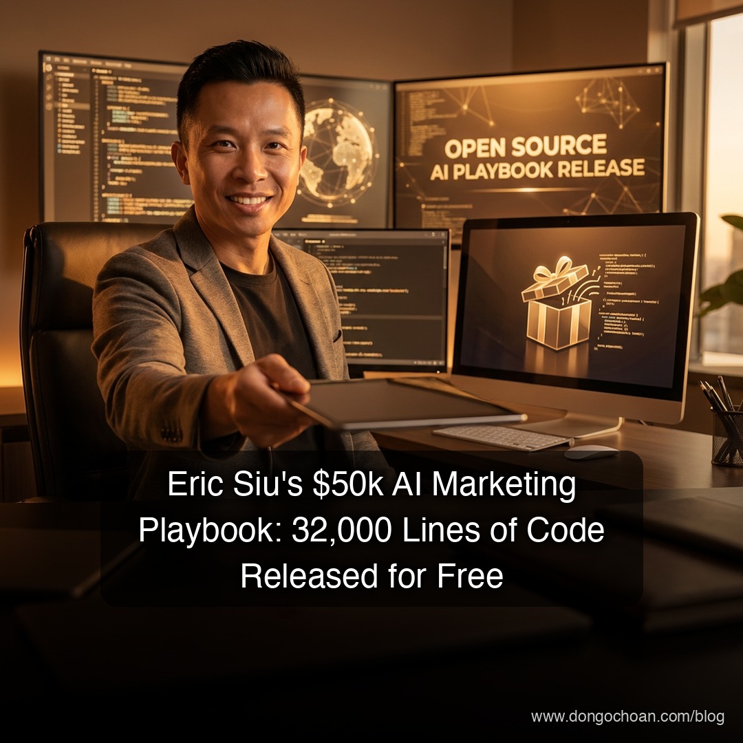 Eric Siu Công Khai Bộ Code AI Marketing 32,000 Dòng Trị Giá 50.000 USD Miễn Phí
