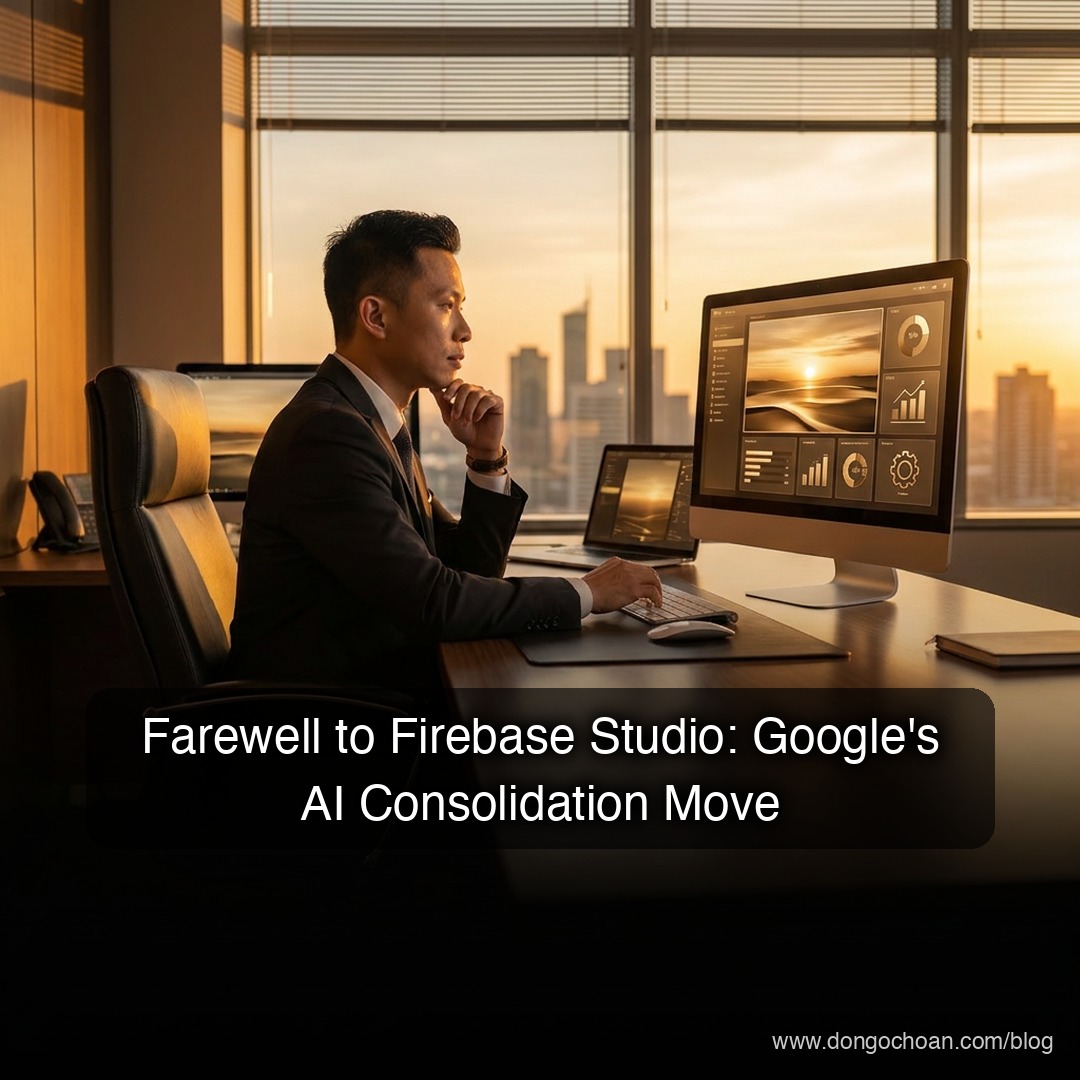 Chia tay Firebase Studio: Google dồn lực cho AI Studio và Antigravity