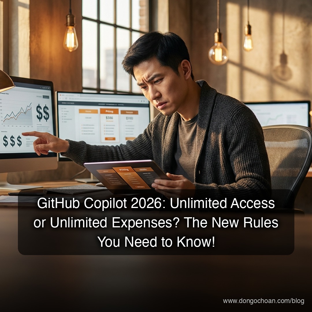 GitHub Copilot 2026: "Vô hạn" hay "Vô túi tiền"? Luật chơi mới anh em cần biết!