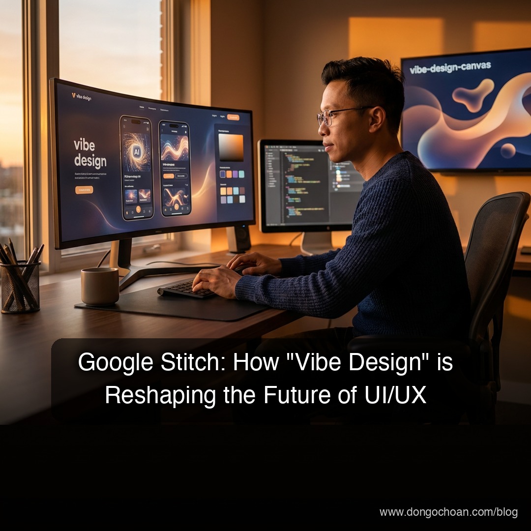 Google Stitch: Cách "Vibe Design" Đang Tái Định Hình Tương Lai UI/UX