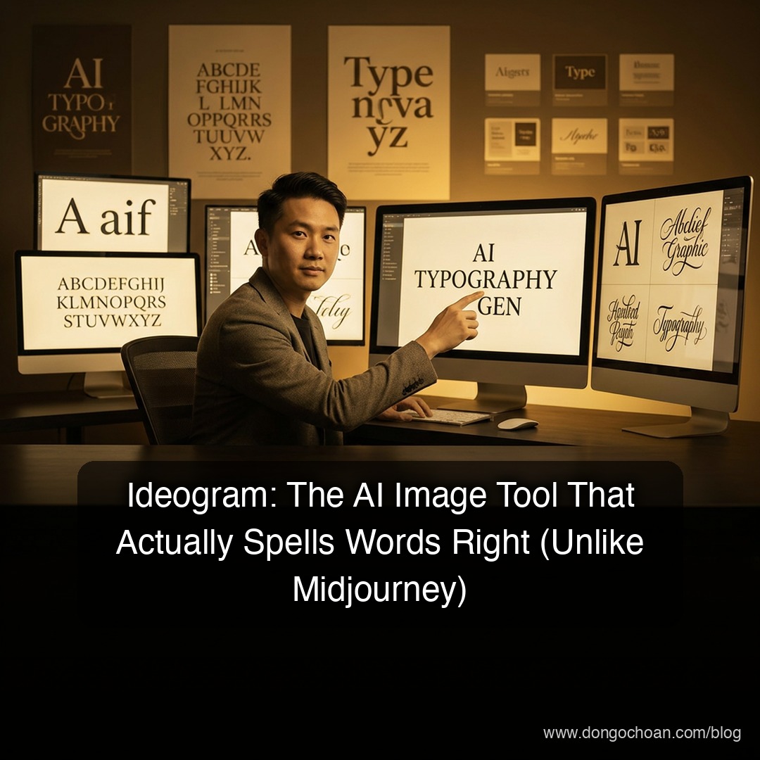 Ideogram: AI Vẽ Ảnh Vừa Đẹp Vừa "Biết Đánh Vần" Chuẩn Từng Pixel