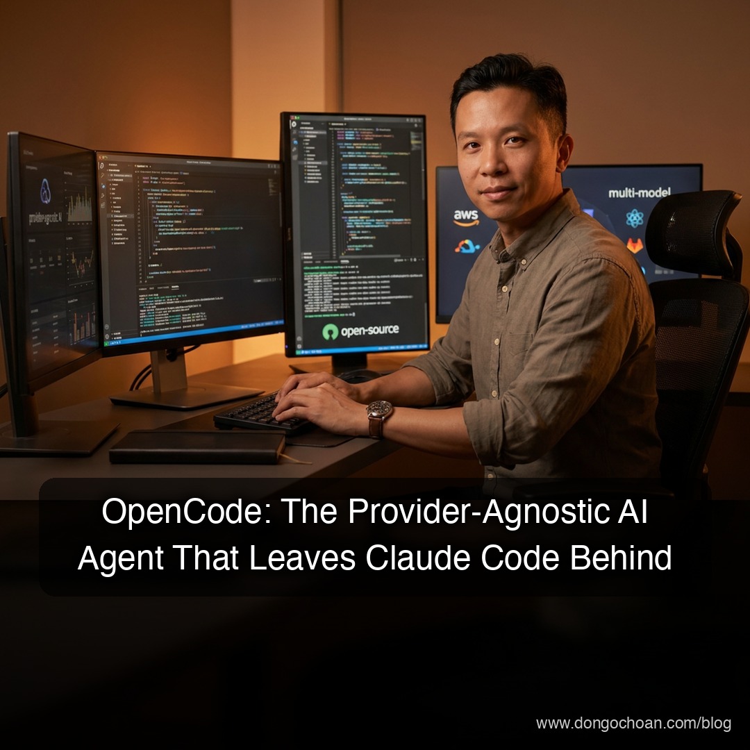 OpenCode: AI Agent Không Kén Model — Tự Do Dùng Claude, GPT-4 Hay Bất Kỳ AI Nào
