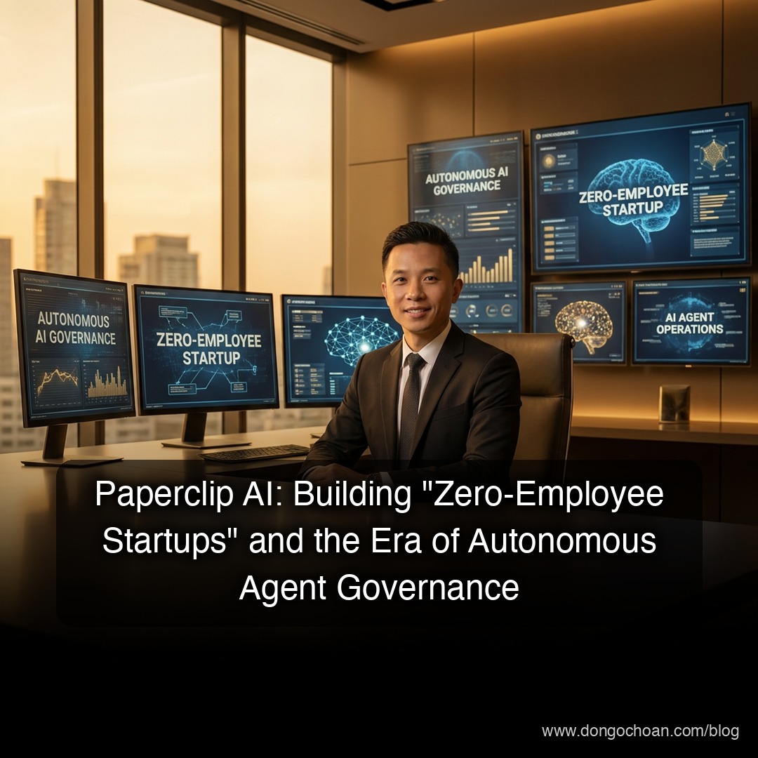 Paperclip AI: Xây dựng "Công ty không nhân viên" và Kỷ nguyên Điều phối Tác nhân tự trị