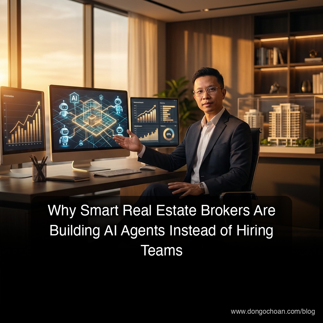 Tại Sao Các Nhà Môi Giới Thông Minh Xây Dựng AI Agents Thay Vì Thuê Nhân Viên