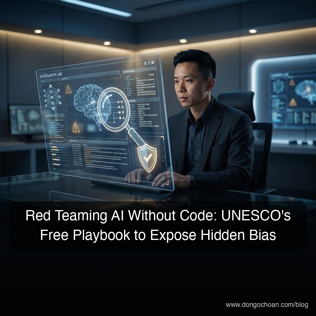 Red Teaming AI không cần code: Playbook miễn phí của UNESCO để phơi bày thiên kiến ẩn