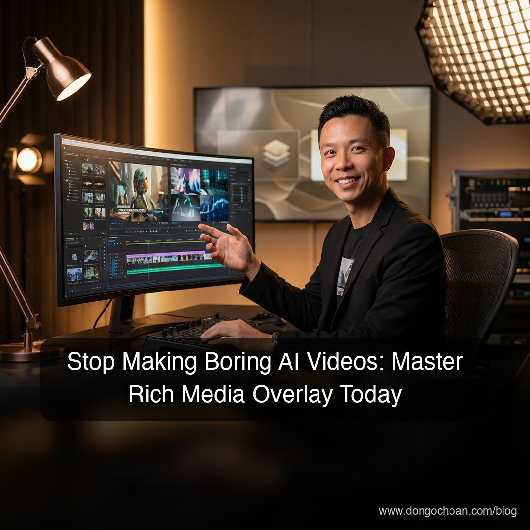 Dừng Làm Video AI Buồn: Thành Thạo Rich Media Overlay Ngay Hôm Nay