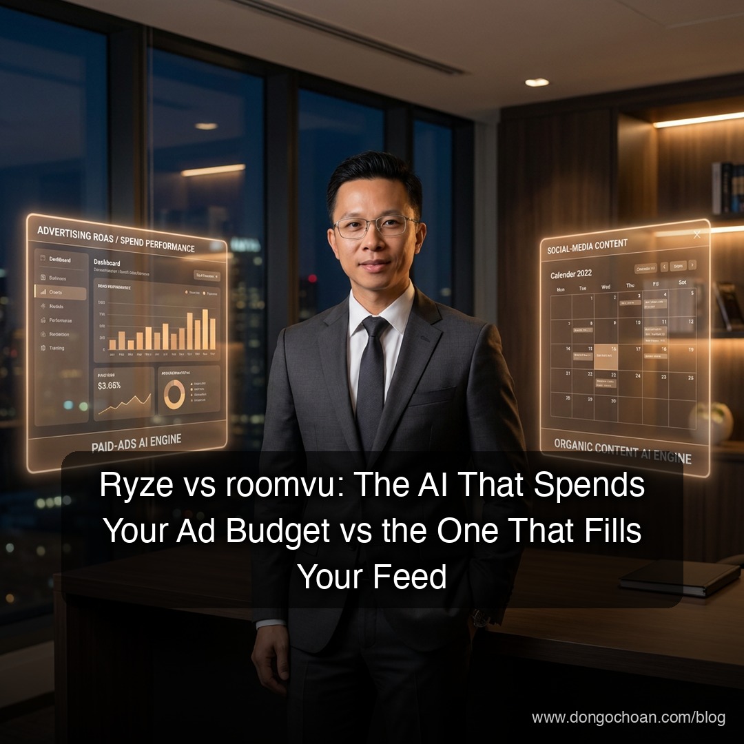 Ryze vs roomvu: AI tiêu tiền quảng cáo và AI lấp đầy feed — agency địa phương học được gì
