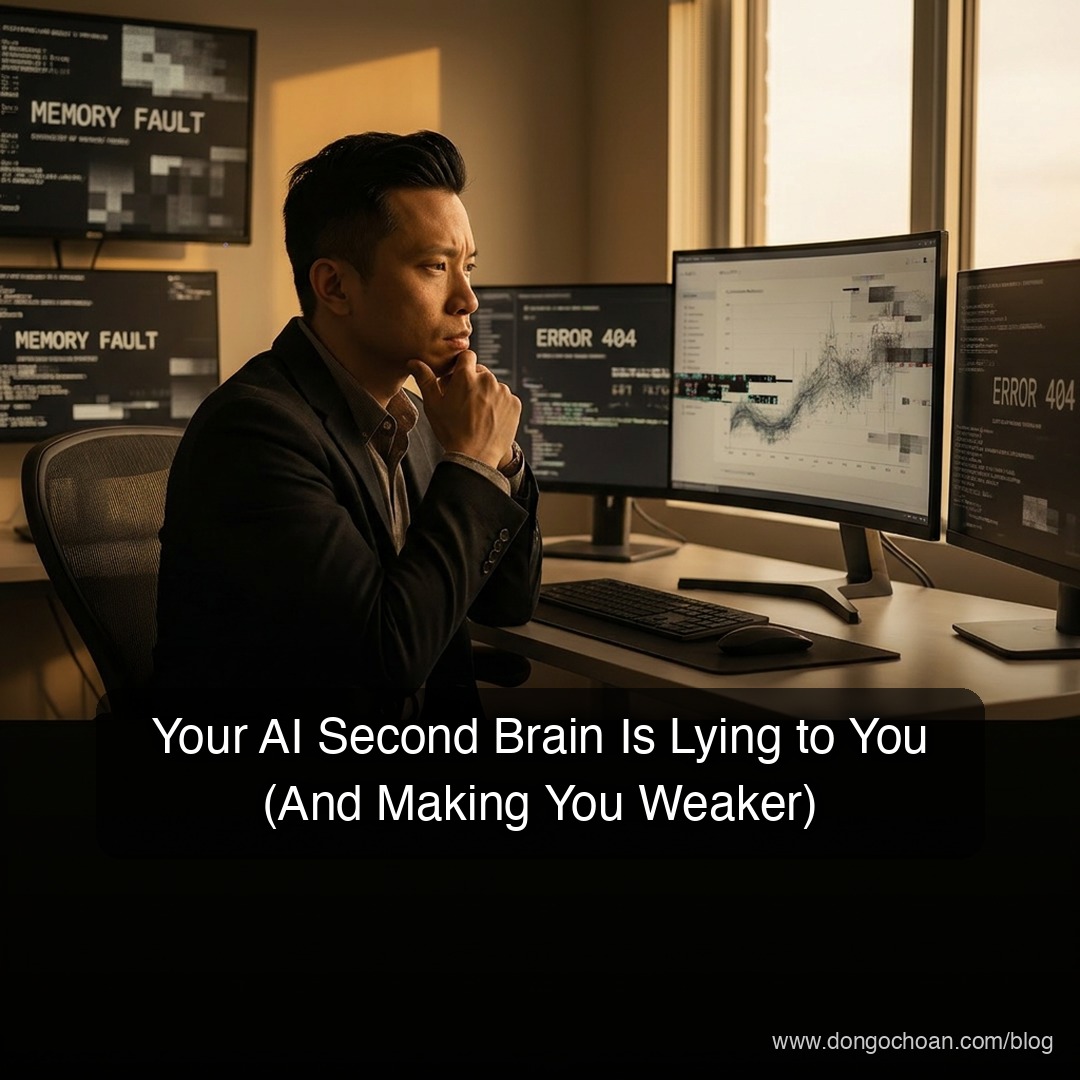 Cảnh Báo: "Second Brain" AI Của Bạn Đang Nói Dối Và Làm Bạn Trở Nên Ngu Đi