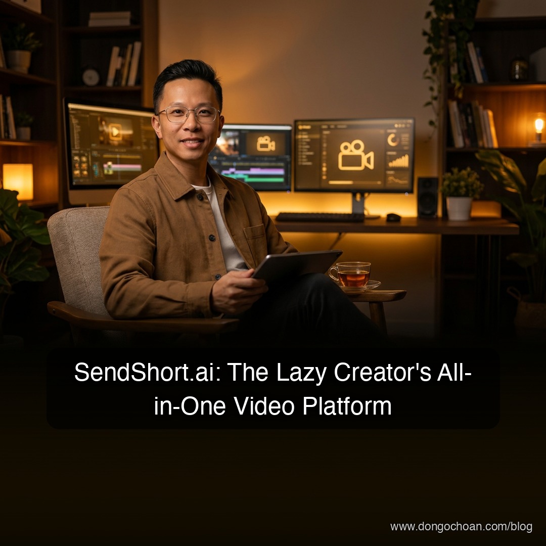 SendShort.ai: Công Cụ Video All-in-One Cho Những Lười Content Creator