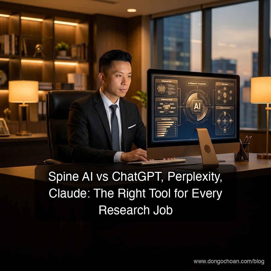 Spine AI vs ChatGPT, Perplexity, Claude: Công Cụ Nào Cho Từng Công Việc?