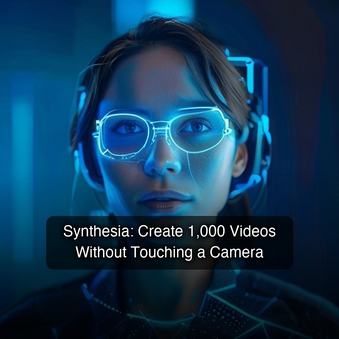 Synthesia: Create 1,000 Videos Without Touching a Camera