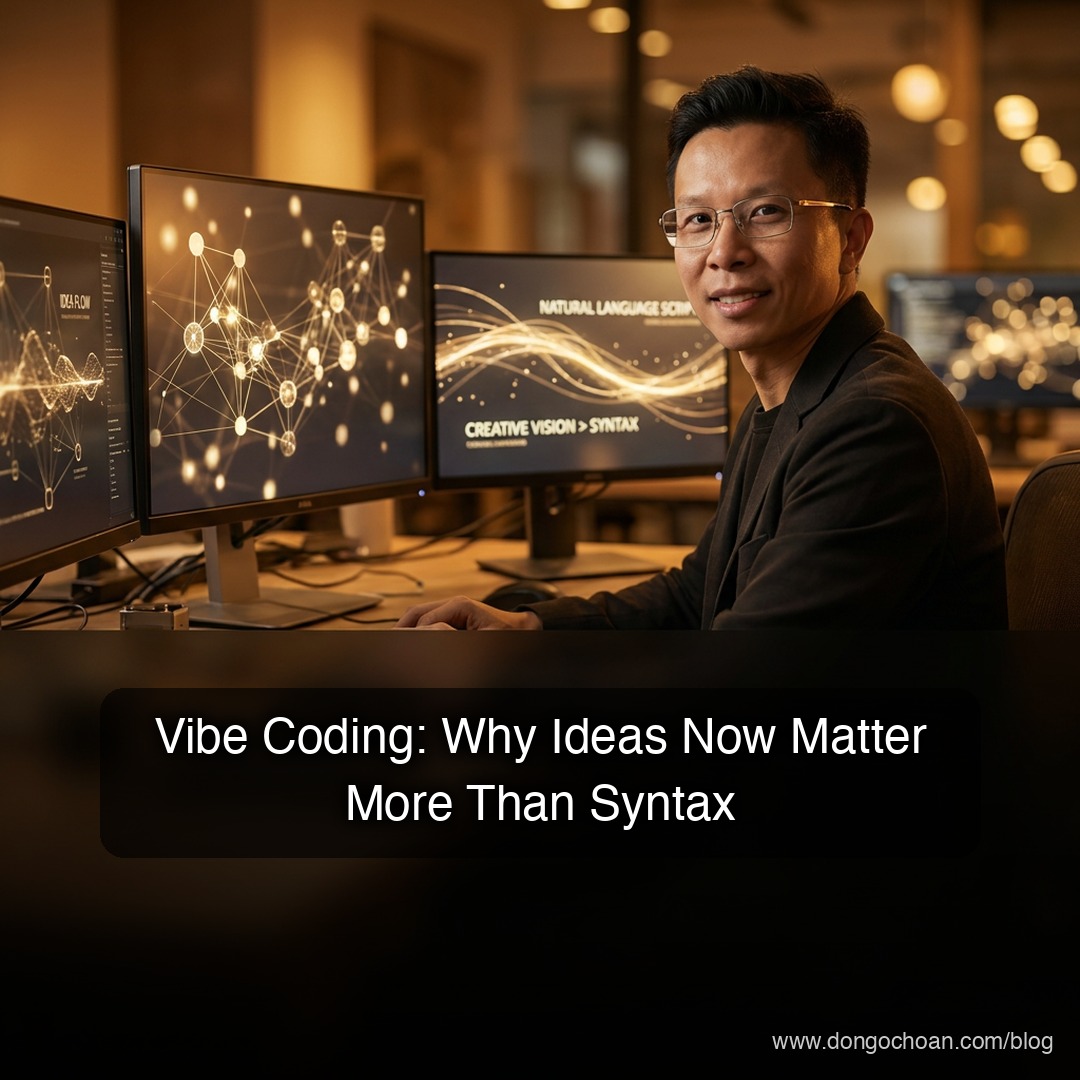 Vibe Coding: Khi Ý Tưởng Quan Trọng Hơn Cả Lỗi Cú Pháp