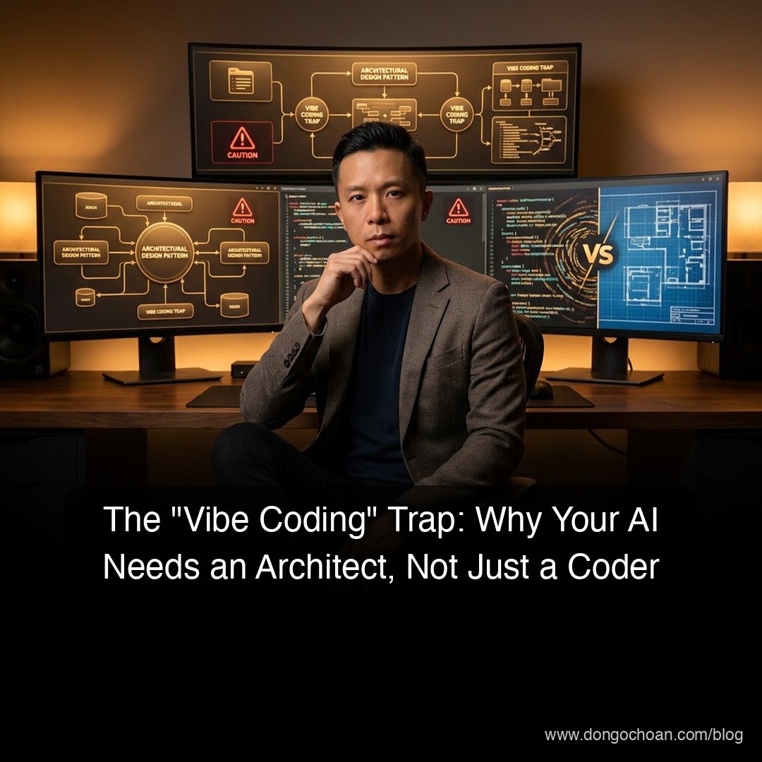 Cái Bẫy "Vibe Coding": Tại Sao AI Của Bạn Cần Một Kiến Trúc Sư, Không Chỉ Là Một Coder
