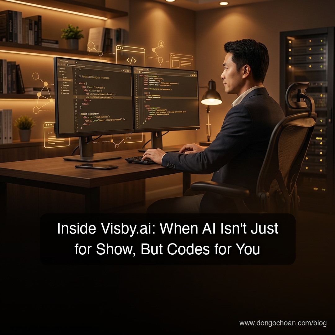 Soi "nội thất" Visby.ai: Khi AI không chỉ để làm màu mà còn để... code hộ