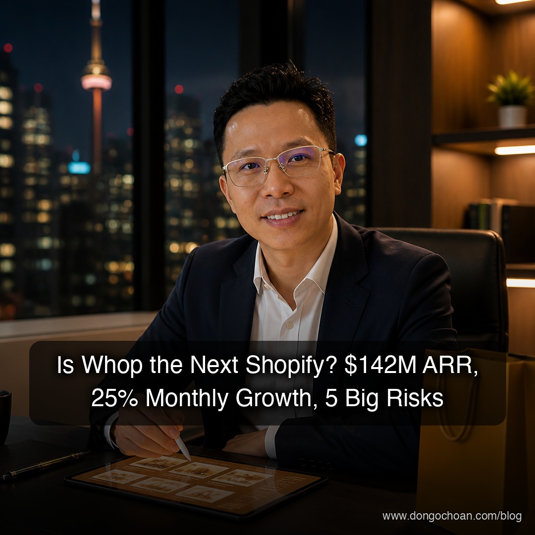Whop có thành Shopify tiếp theo? $142M ARR, tăng 25%/tháng và 5 rủi ro lớn