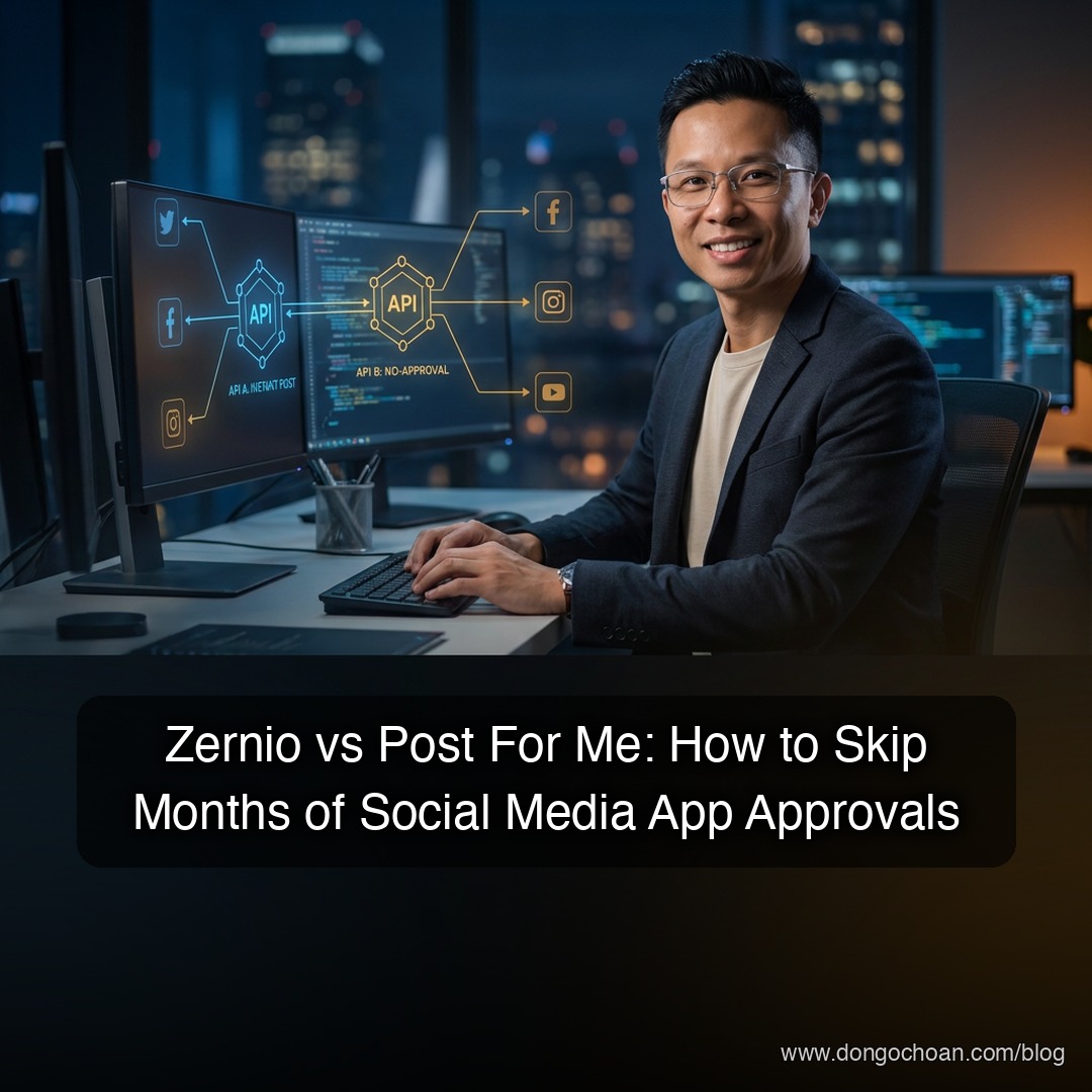 Zernio vs Post For Me: Cách bỏ qua hàng tháng chờ duyệt App Mạng Xã Hội